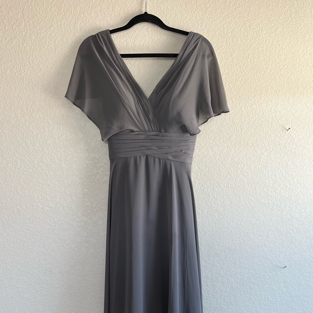 AZAZIE Gray / Grey Pamela Bridesmaid Dress